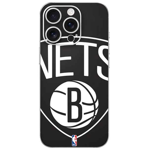 NBA Brooklyn Nets Large Logo iPhone 16 Pro Skin